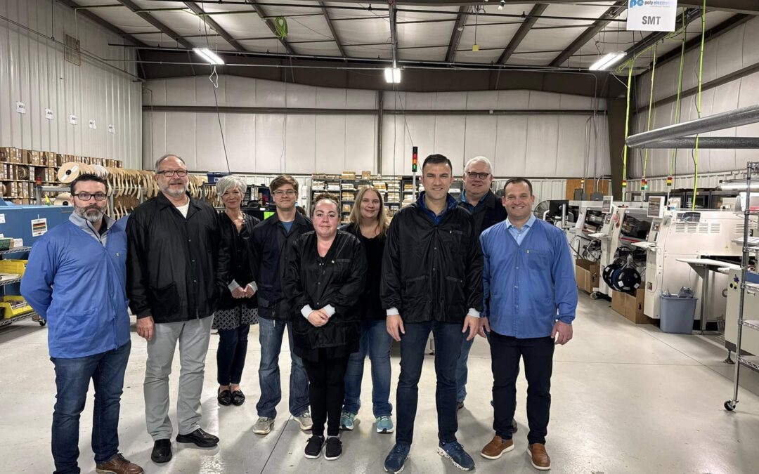 Congressman Rudy Yakym III Visit to Poly Electronics Ignites Insightful Industry Dialogue